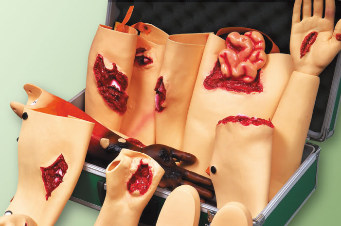 CE/SGS/accessori del manichino di trauma PVC di iso per la simulazione delle ferite del corpo