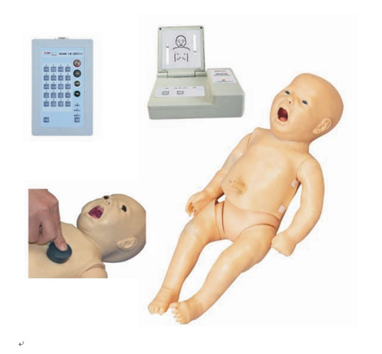 Manichino infantile di professione d'infermiera funzionale completa con il monitor di CPR per la formazione delle facoltà di medicina